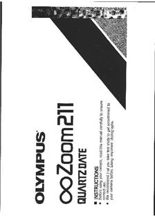 Olympus Infinity Zoom 211 manual. Camera Instructions.